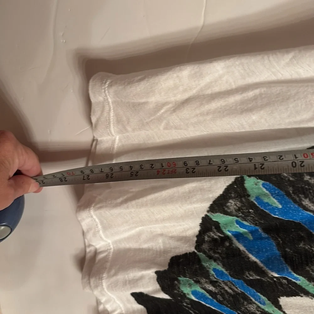 NWT Lucky Brand White Tee with Butterfly Design M soft - Picture 7 of 8